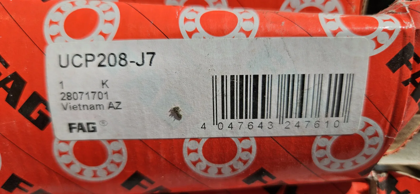 Łożysko w oprawie FAG UCP208-J7 – 40 mm – NOWE – zdjęcie 3